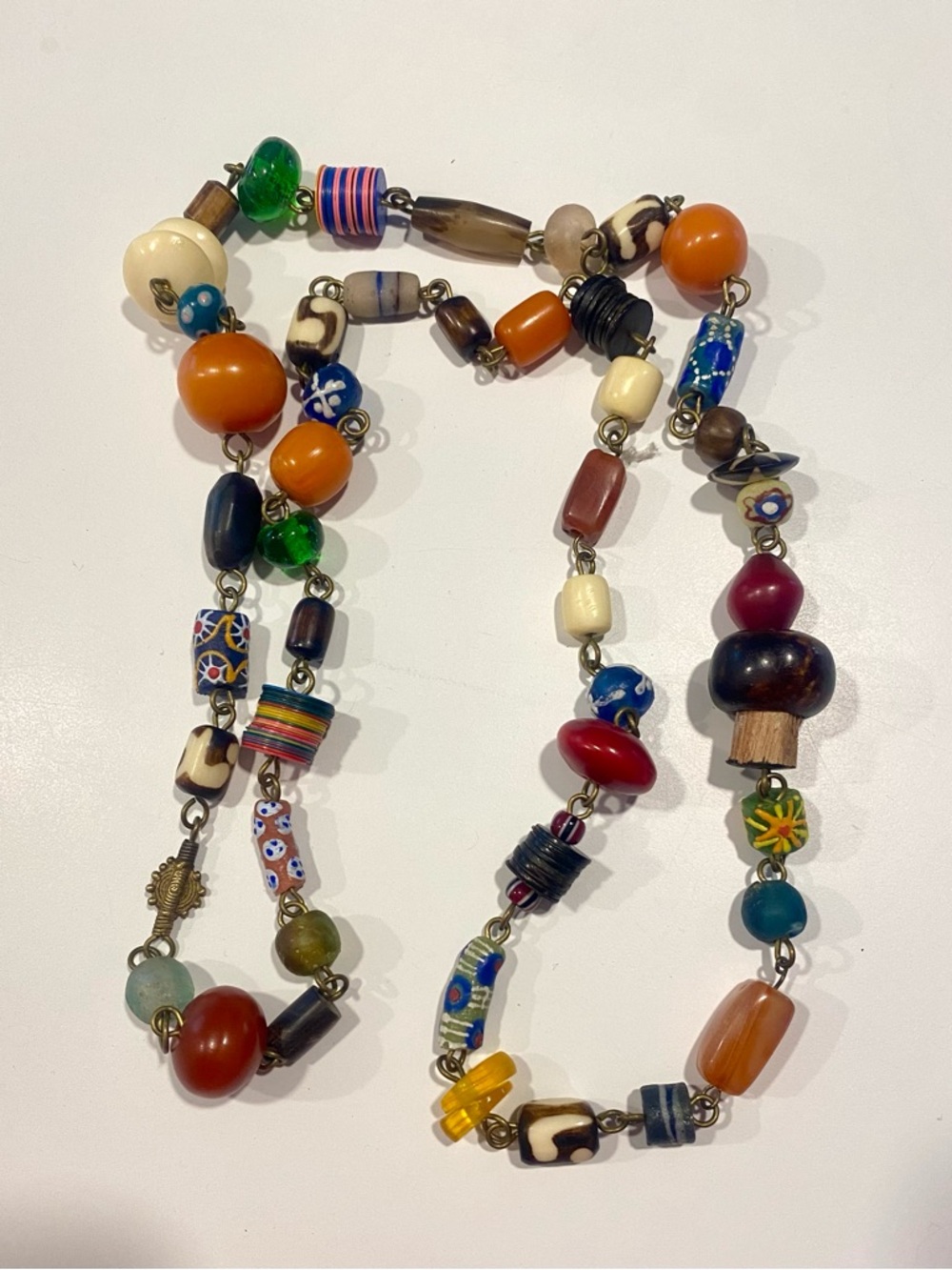 African Beautifully Done Chunky Beaded Necklace.